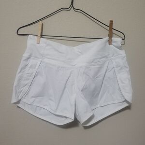 Women's Lululemon White Shorts